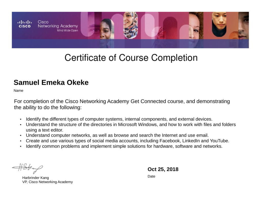cisco certificate 1