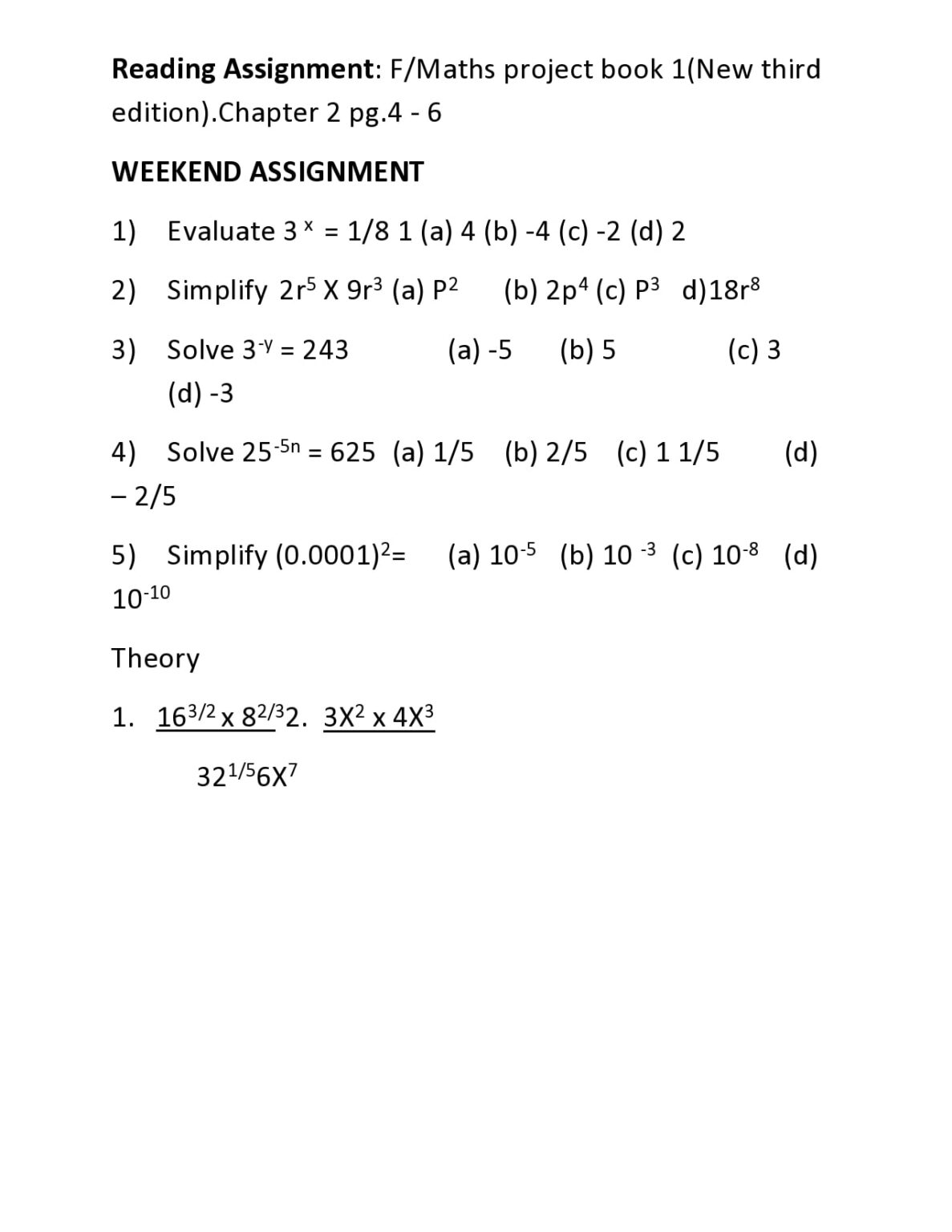 BASIC CONCEPT & APPLICATION OF LAWS OF INDICES Acadlly