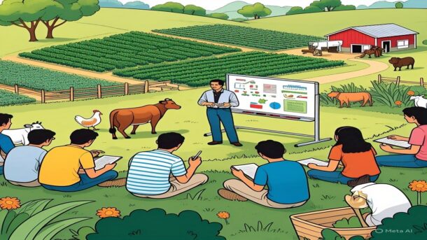 a group of apples in barrels