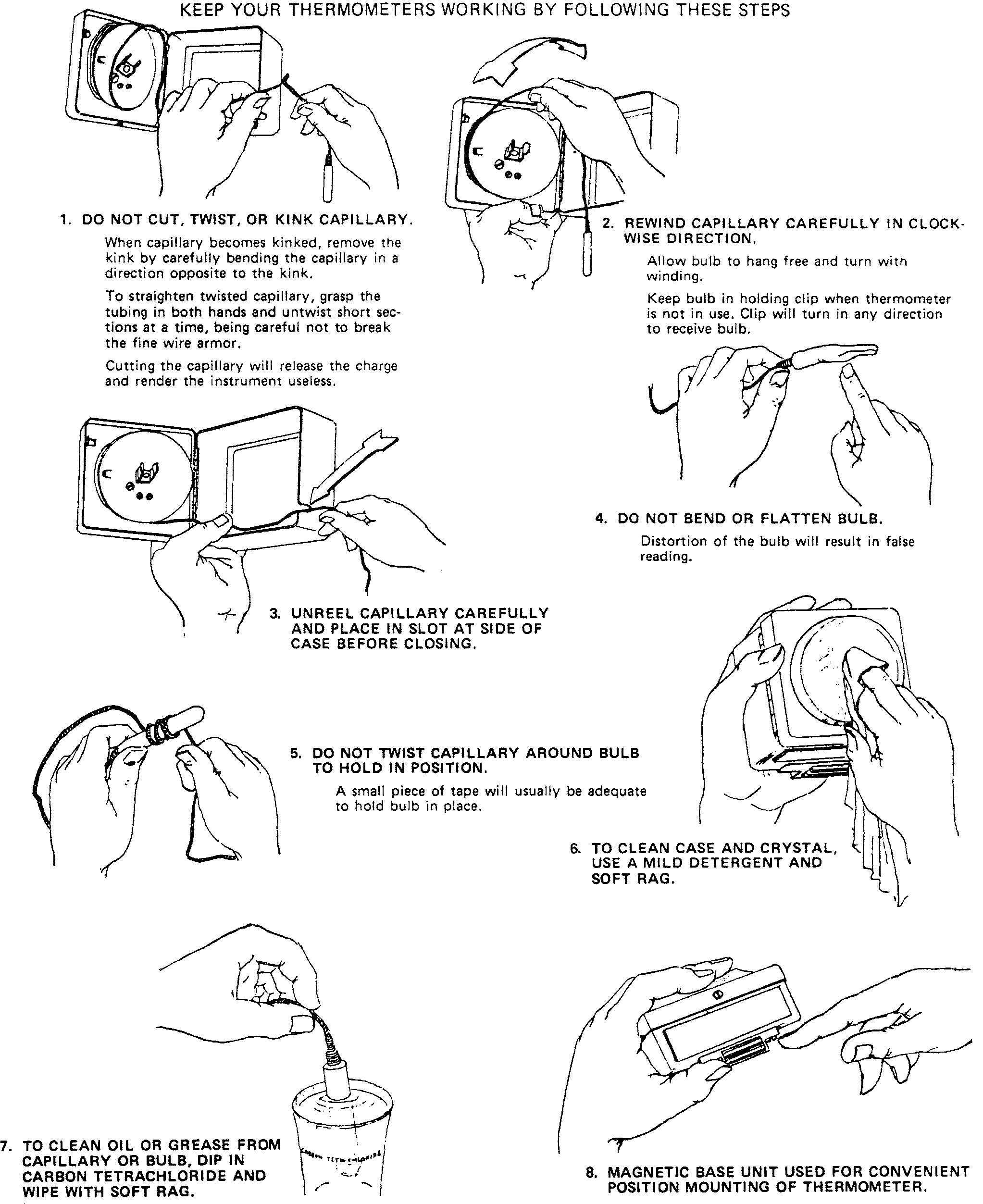 Superheat Thermometer 2 Fig. 1 31 How To Take Care Of The Thermometer