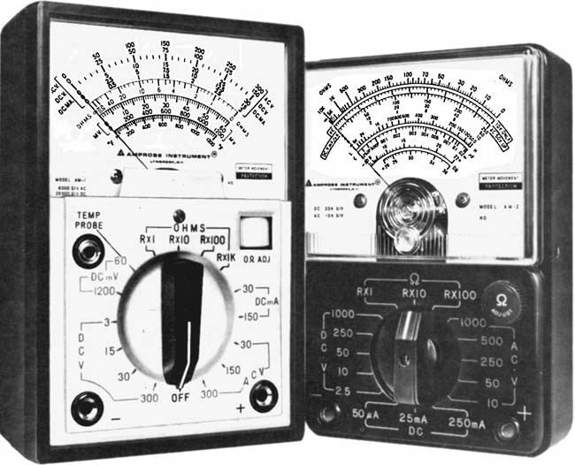 ELECTRICAL INSTRUMENTS 8 Fig. 1 47 Two Types Of Multimeters