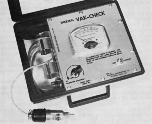 CHARGING CYLINDER, CHARGING OIL, & MOBILE CHARGING STATIONS 87 Fig. 1 57 An Electronic High Vacuum Gage That Reads Directly In Microns. (thermal Engi Neering)