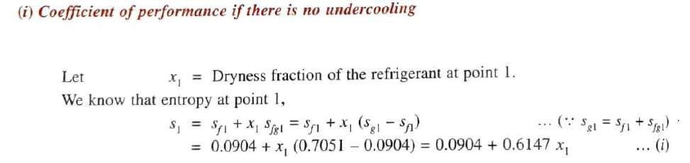 Simple Vapour Compression Refrigeration System 30 E3