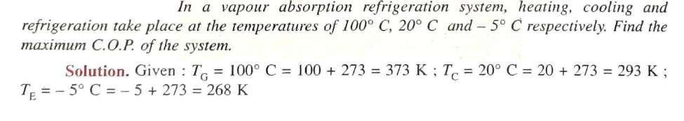 Simple Vapour Compression Refrigeration System 41 F3